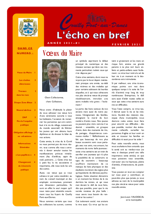 Echo en Bref#1 (Fev.21)